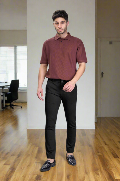 Men's Charcoal Grey Daily Stretch Pants