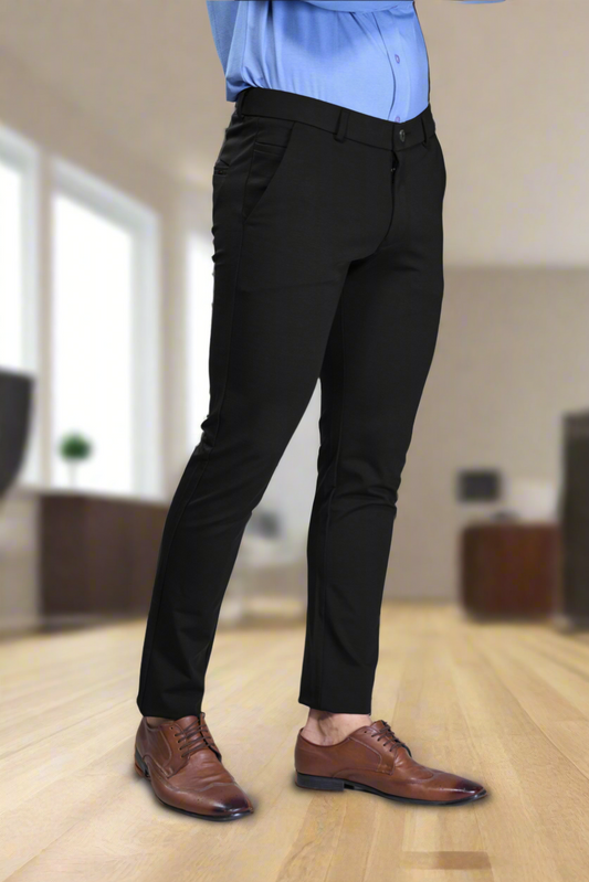 Men's Jet Black Daily Stretch Pants