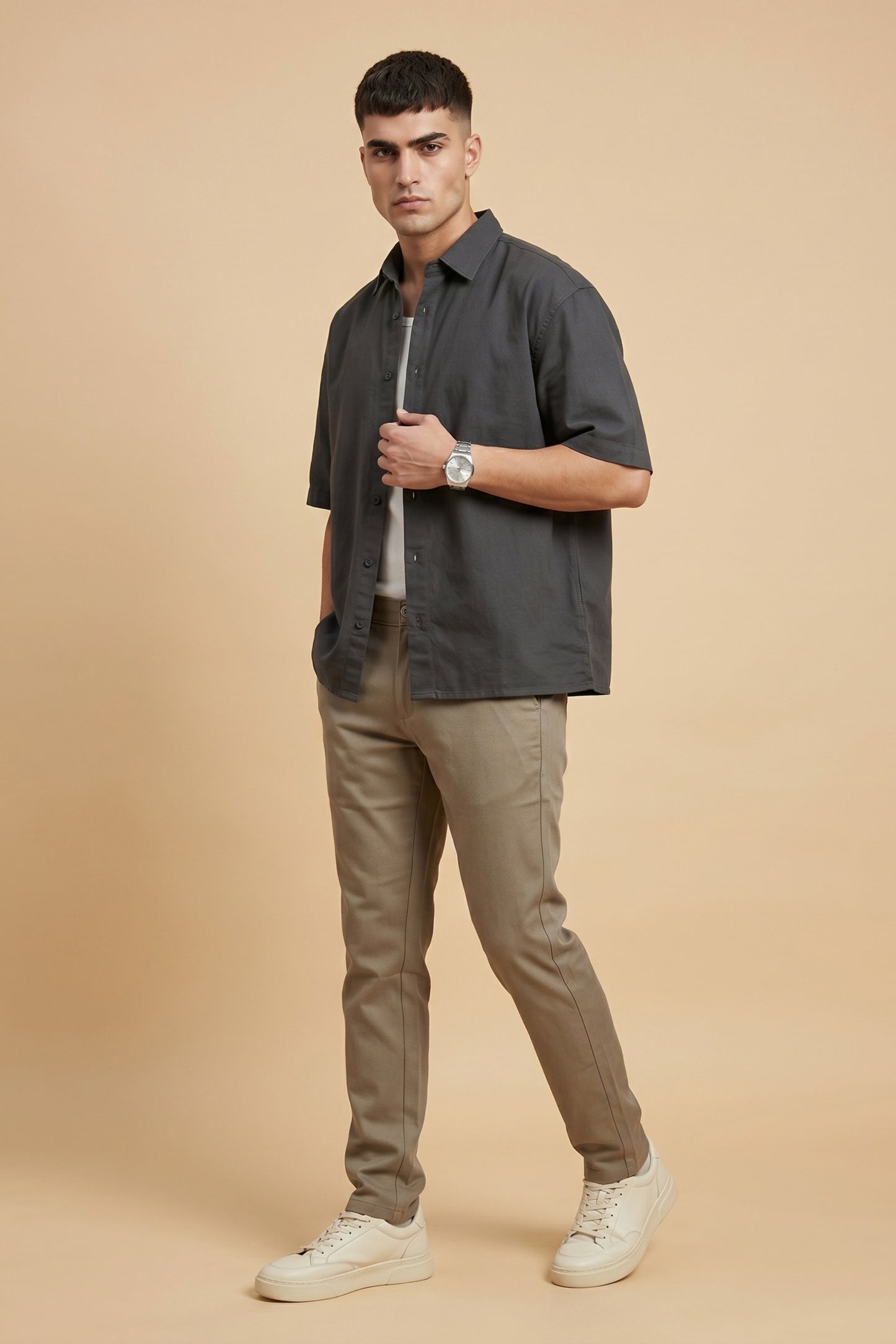 Men's Brown cotton Pant