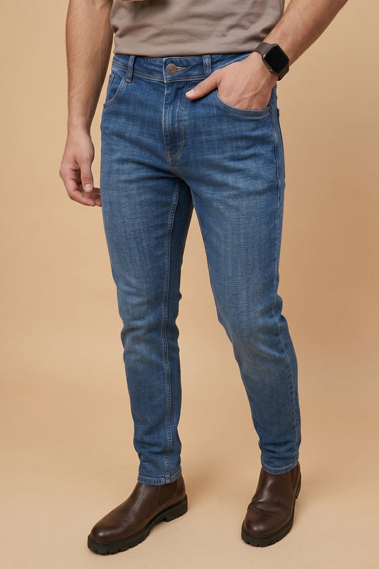 Oxford Blue Slim Fit Jeans – product view 8
