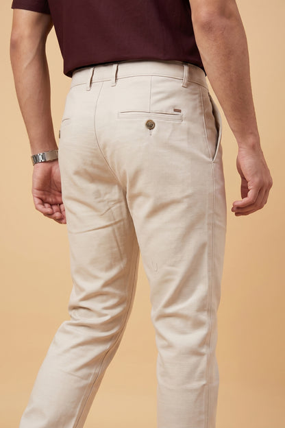 Men's Premium Beige Cotton Pant