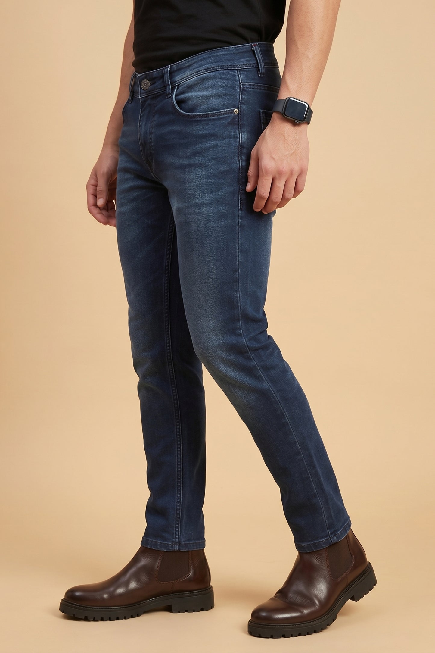 Mens Titan Indigo Slim Fit Jeans