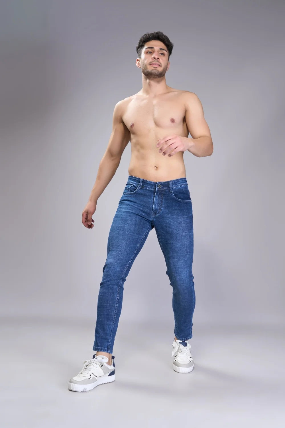 Child running and jumping showing flexible movement and fit
