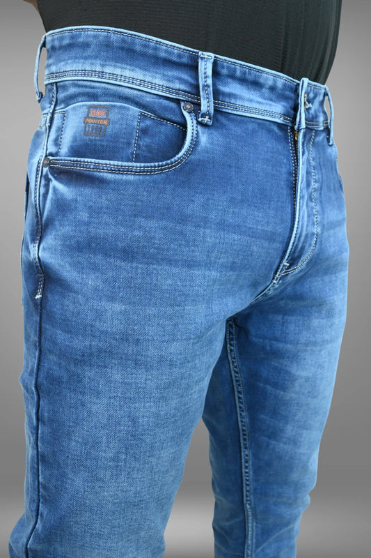Light Blue Ankle Length Jeans