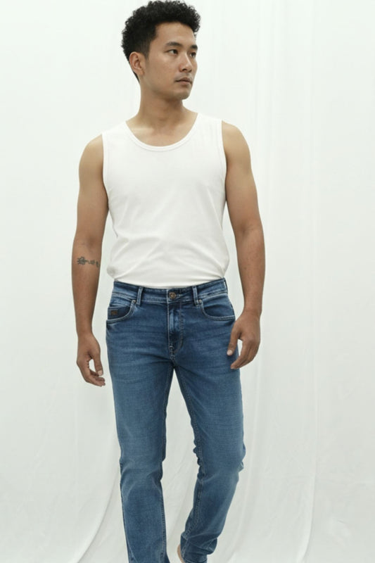 Men's Bold Indigo Slim Fit Jeans