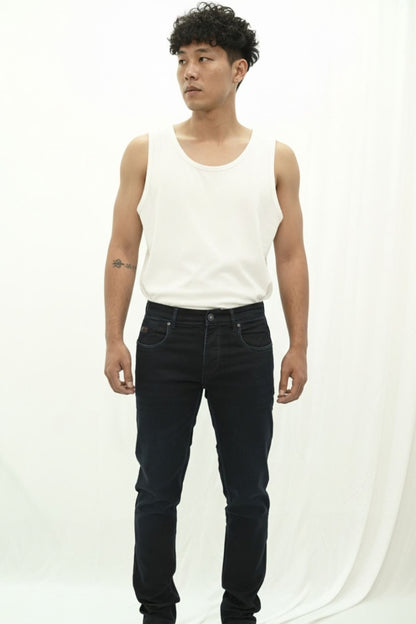 Men's Carbon Black Slim Fit Jeans