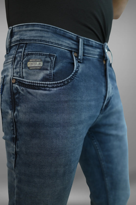 Dark Navy Blue Jeans for Men – Slim Fit Premium Denim