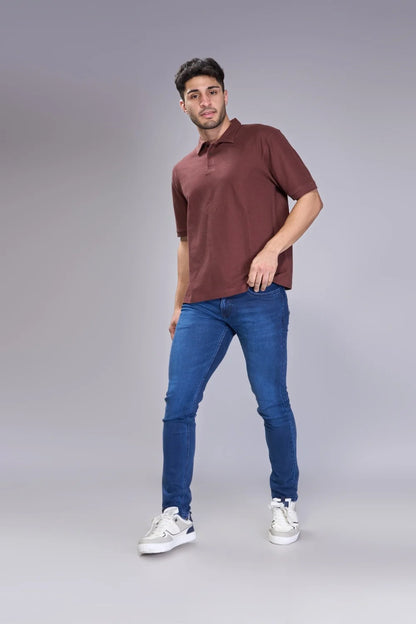 Balanced shape regular fit denim jeans for everyday styling