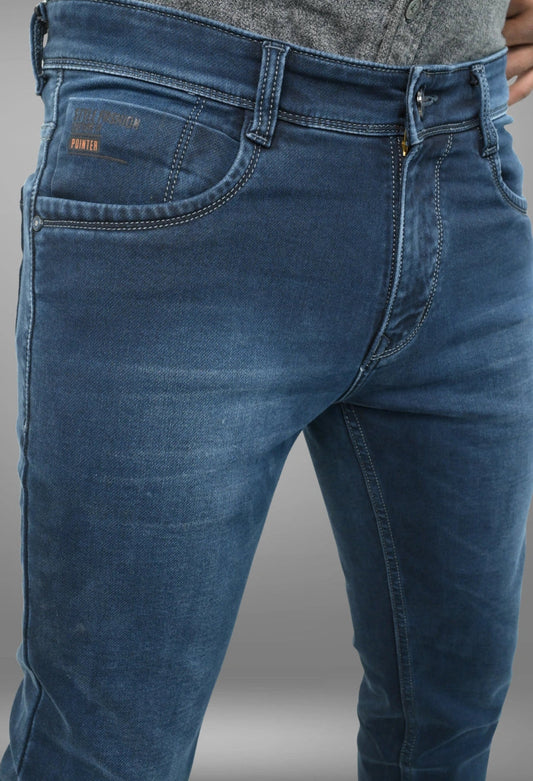 Dark Blue Jeans for Men Premium Slim Fit Denim PointerJeans