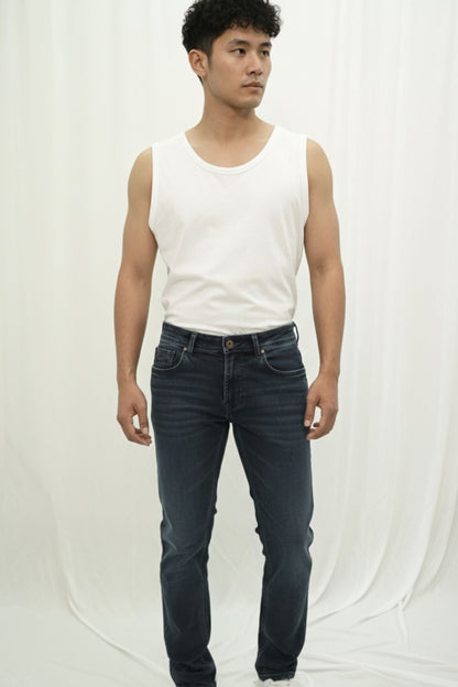 Men's Blue Wash Slim Fit Jeans