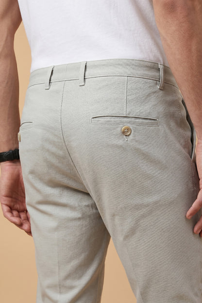 Men's Light Grey Cotton