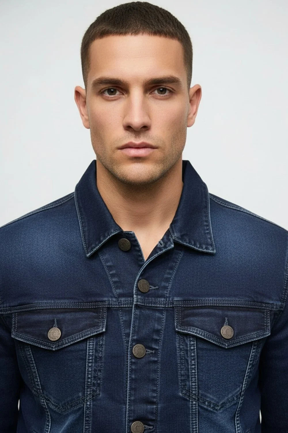 Modern blue jacket fashion for men