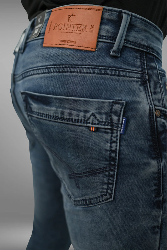 Dark Navy Blue Jeans for Men – Slim Fit Premium Denim