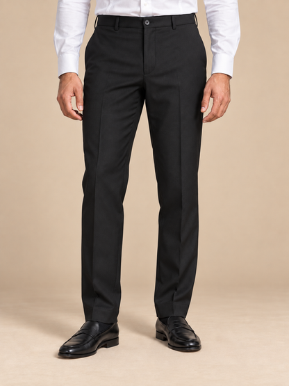 Black formal pants 4462-D – front view
