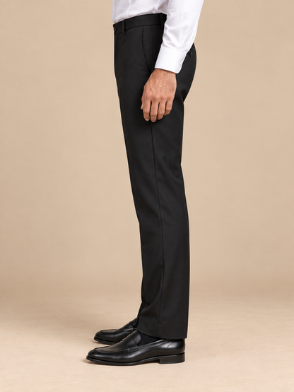 Black formal pants 4462-D – side view