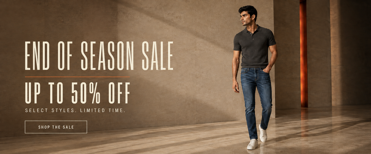 End of Season Sale, up to 50 percent off