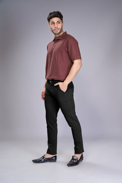 Men's Charcoal Grey Daily Stretch Pants