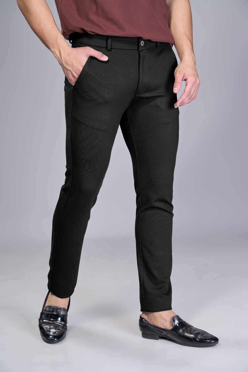 Men's Charcoal Grey Daily Stretch Pants