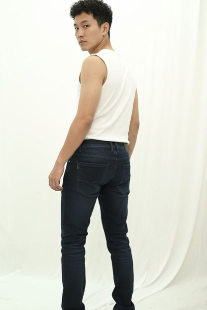 Men's Carbon Black Slim Fit Jeans