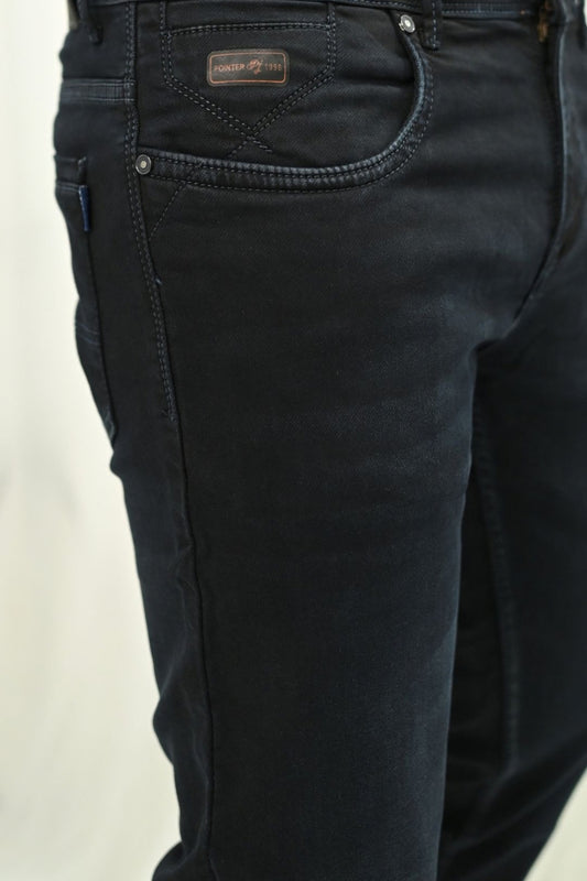 Men's Carbon Black Slim Fit Jeans