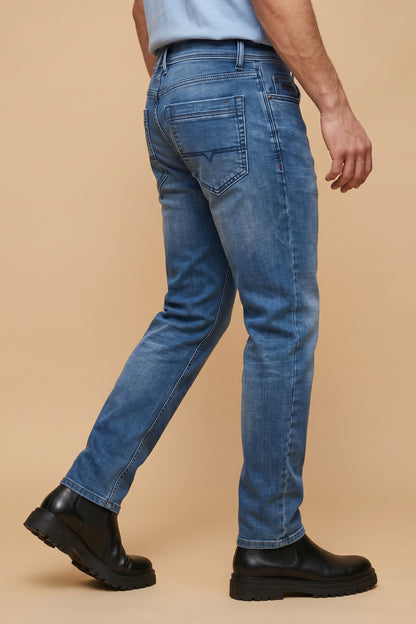 Men's Classic Blue Straight Fit Jeans