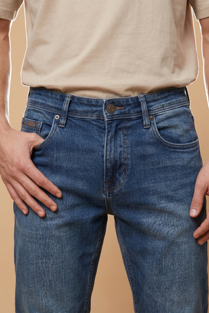 Men's Core Blue Straight Fit Jeans
