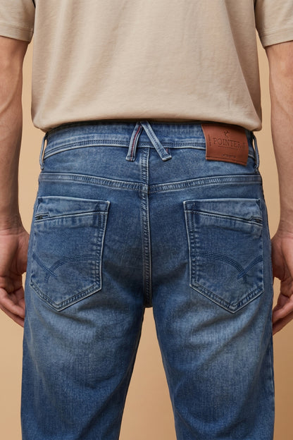 Men's Core Blue Straight Fit Jeans