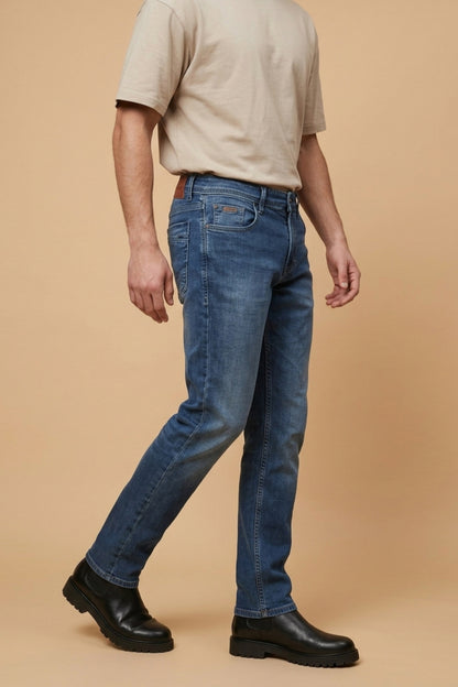 Men's Core Blue Straight Fit Jeans