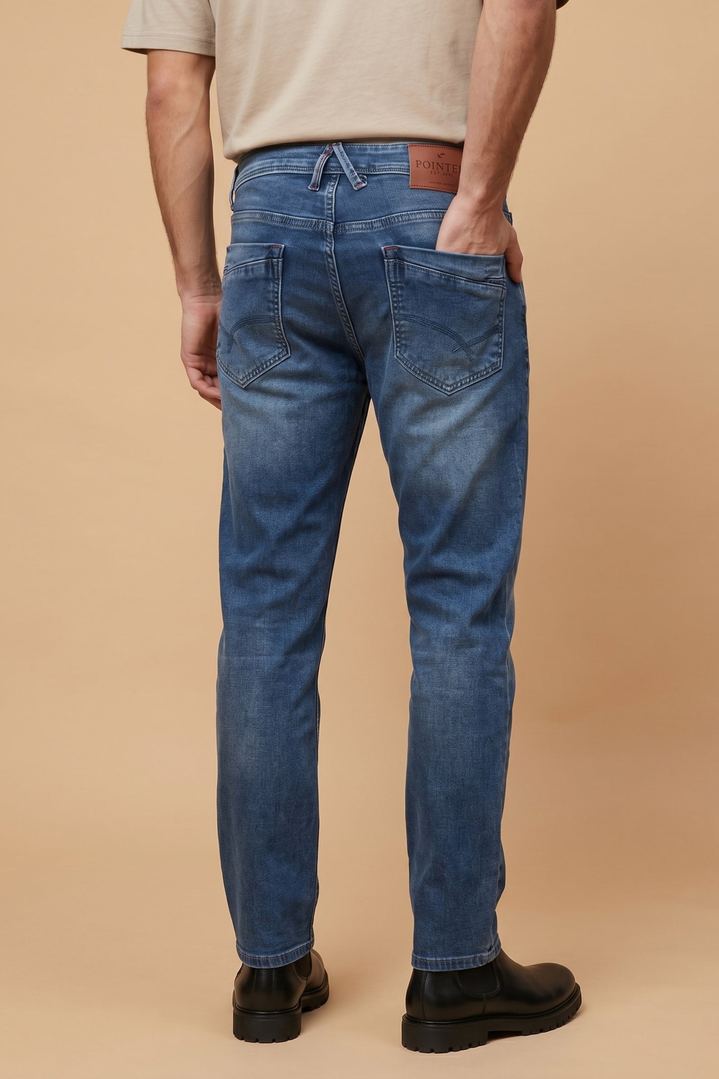 Men's Core Blue Straight Fit Jeans