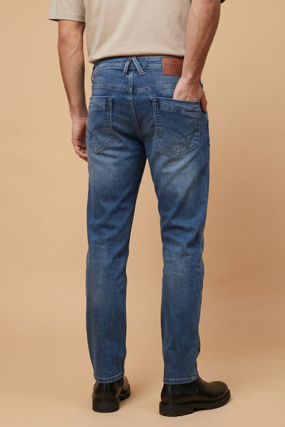 Men's Core Blue Straight Fit Jeans