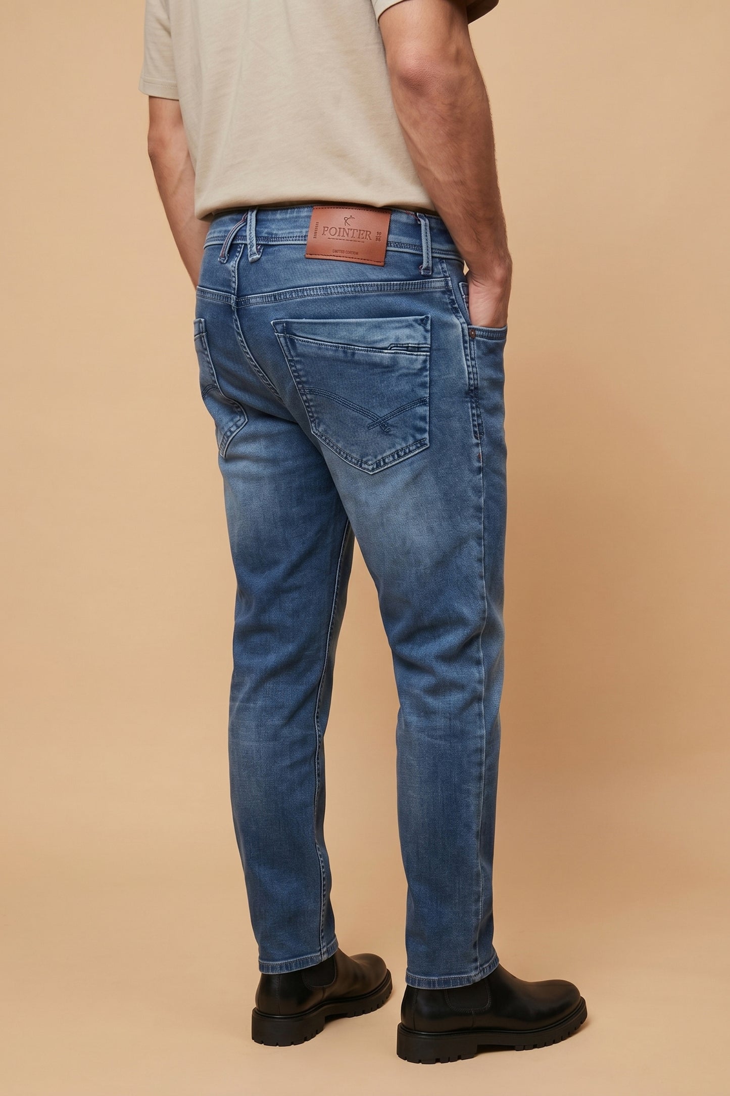 Men's Core Blue Straight Fit Jeans