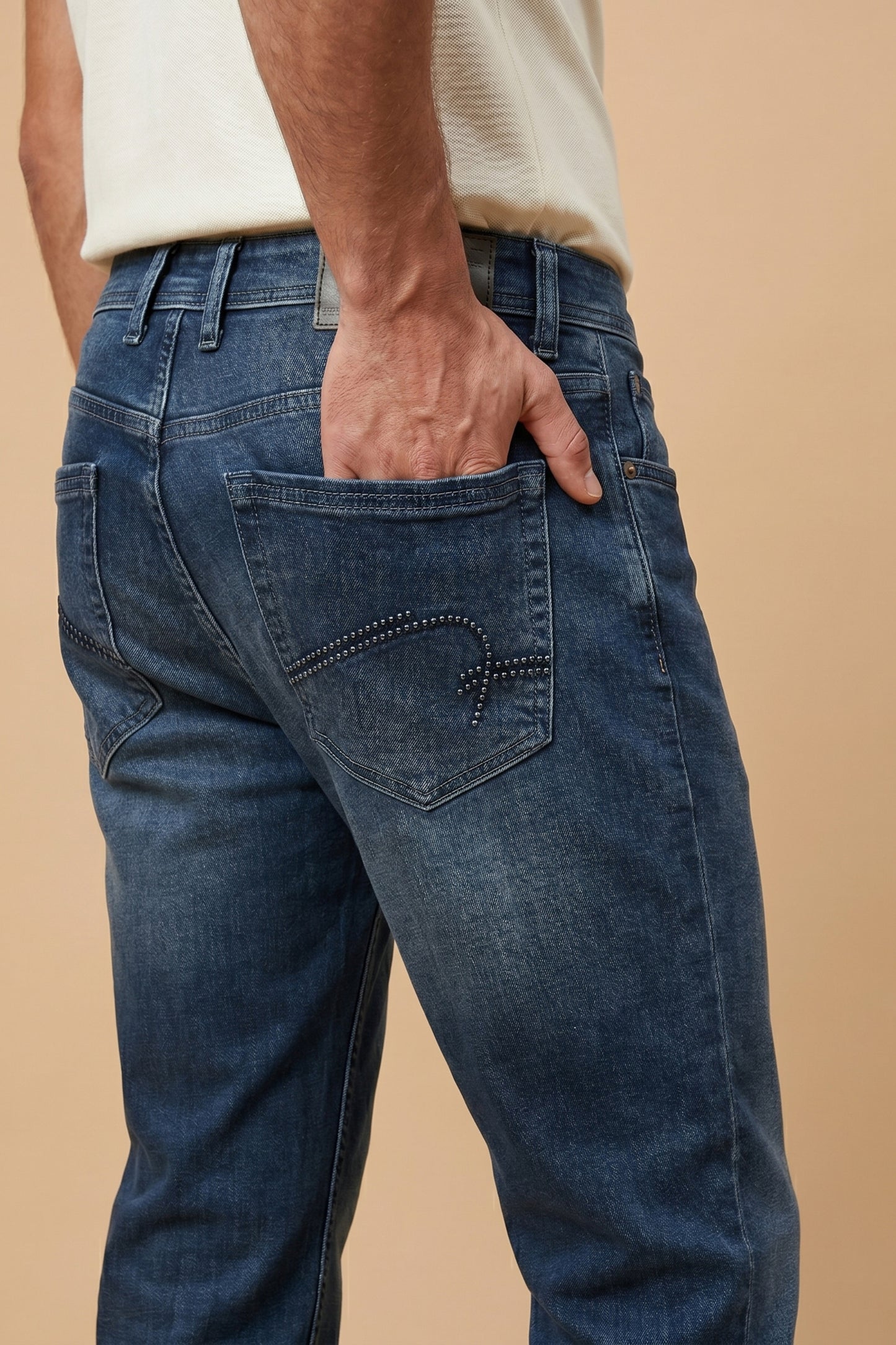 Mens Urban Blue Straight Fit Denim
