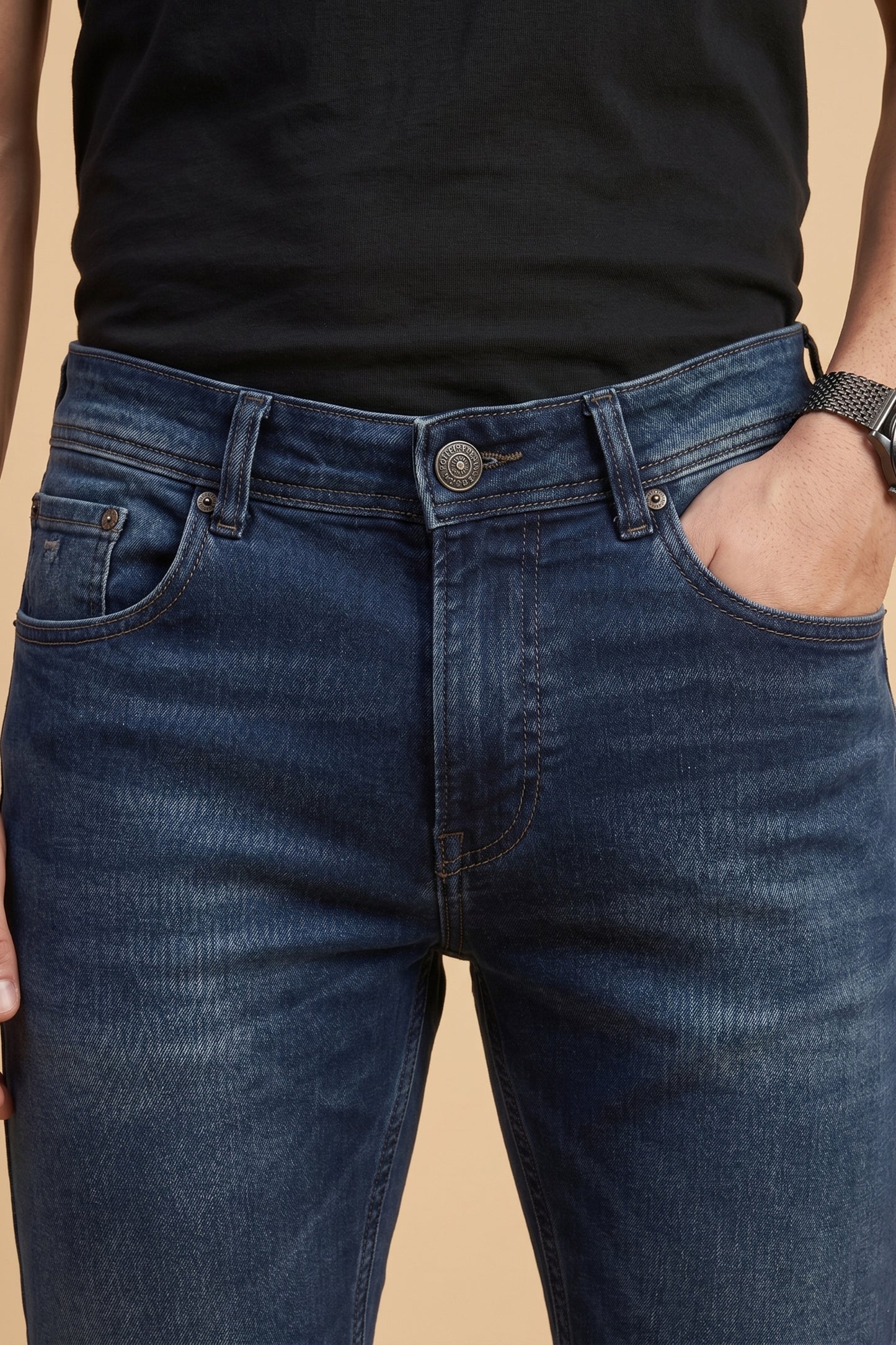 Mens Titan Indigo Slim Fit Jeans