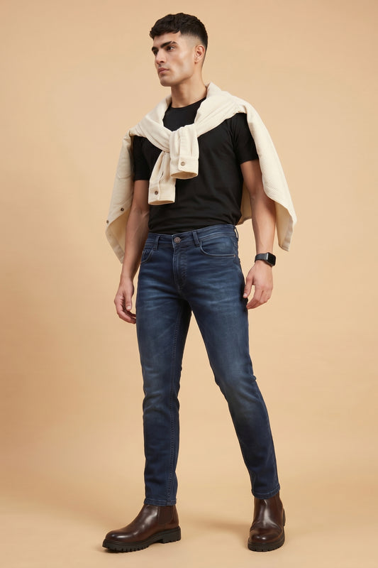 Mens Titan Indigo Slim Fit Jeans