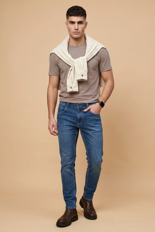 Oxford Blue Slim Fit Jeans