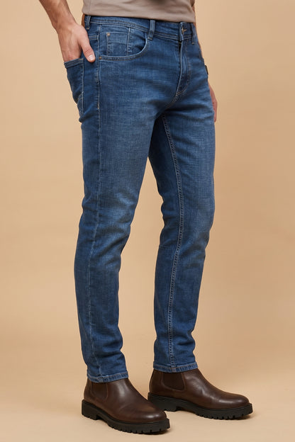 Oxford Blue Slim Fit Jeans
