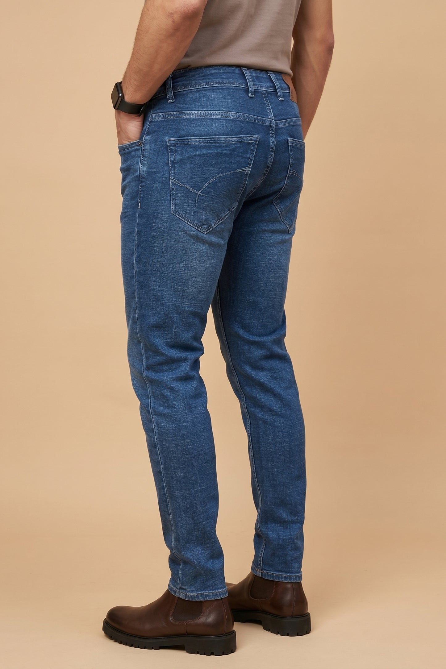 Oxford Blue Slim Fit Jeans