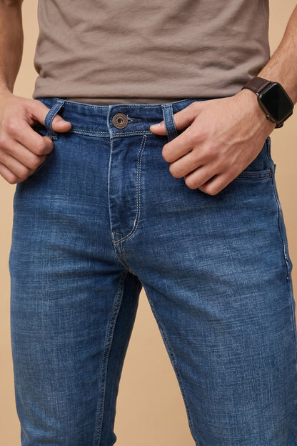 Oxford Blue Slim Fit Jeans