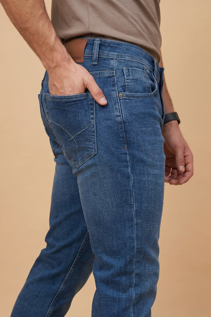 Oxford Blue Slim Fit Jeans