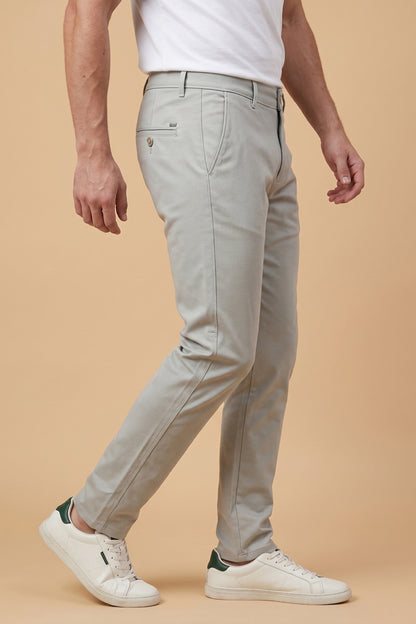 Men's Light Grey Cotton