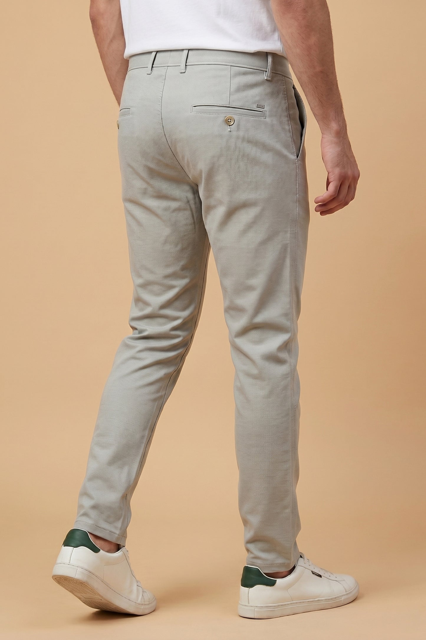 Men's Light Grey Cotton