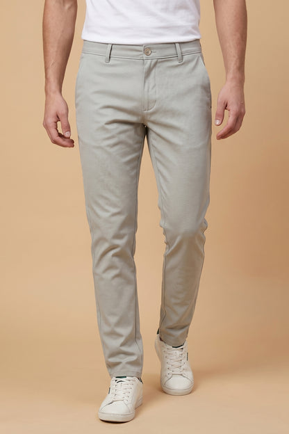 Men's Light Grey Cotton