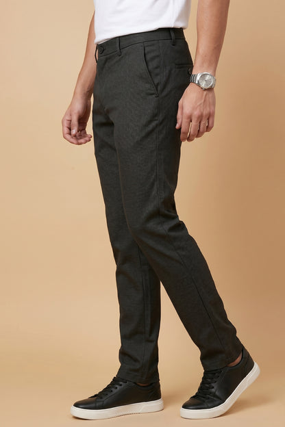 Men's Dark Grey cotton Pant