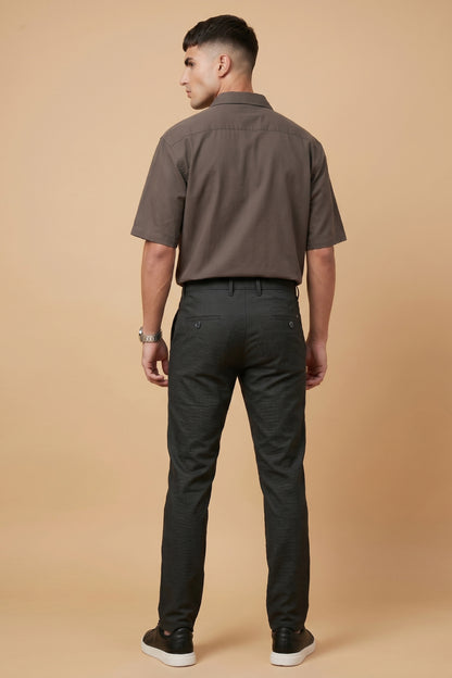Men's Dark Grey cotton Pant