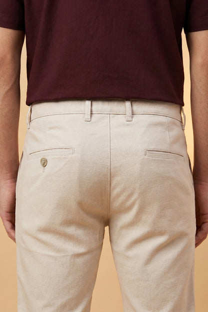 Men's Premium Beige Cotton Pant