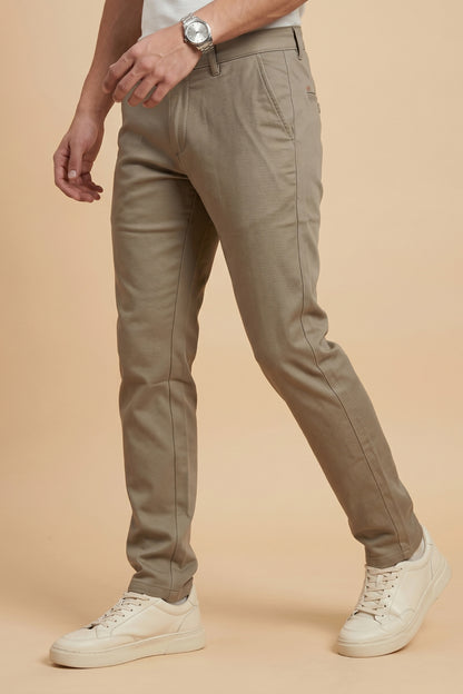 Men's Brown cotton Pant
