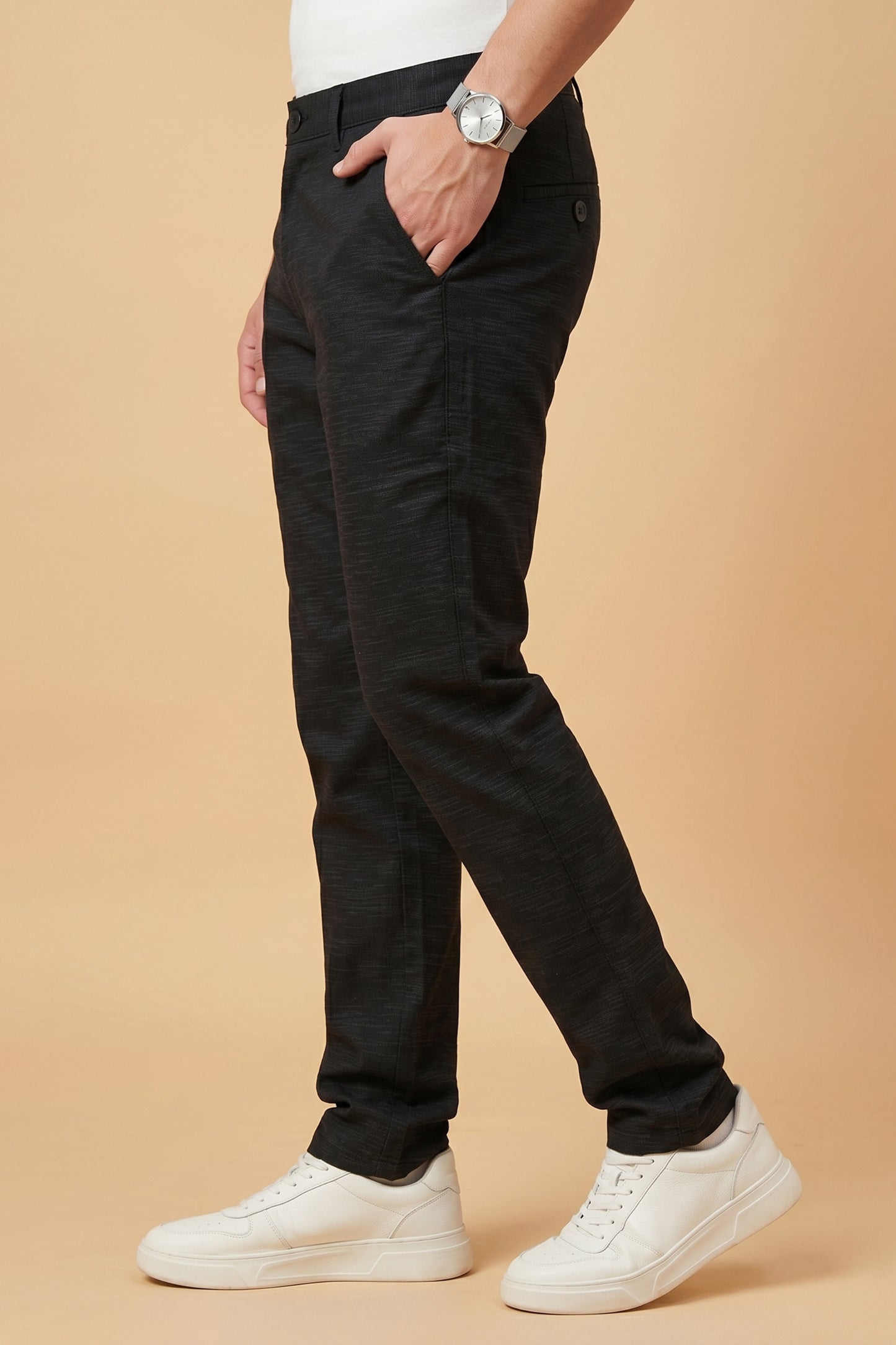 Men's Dark Navy Cotton Pant