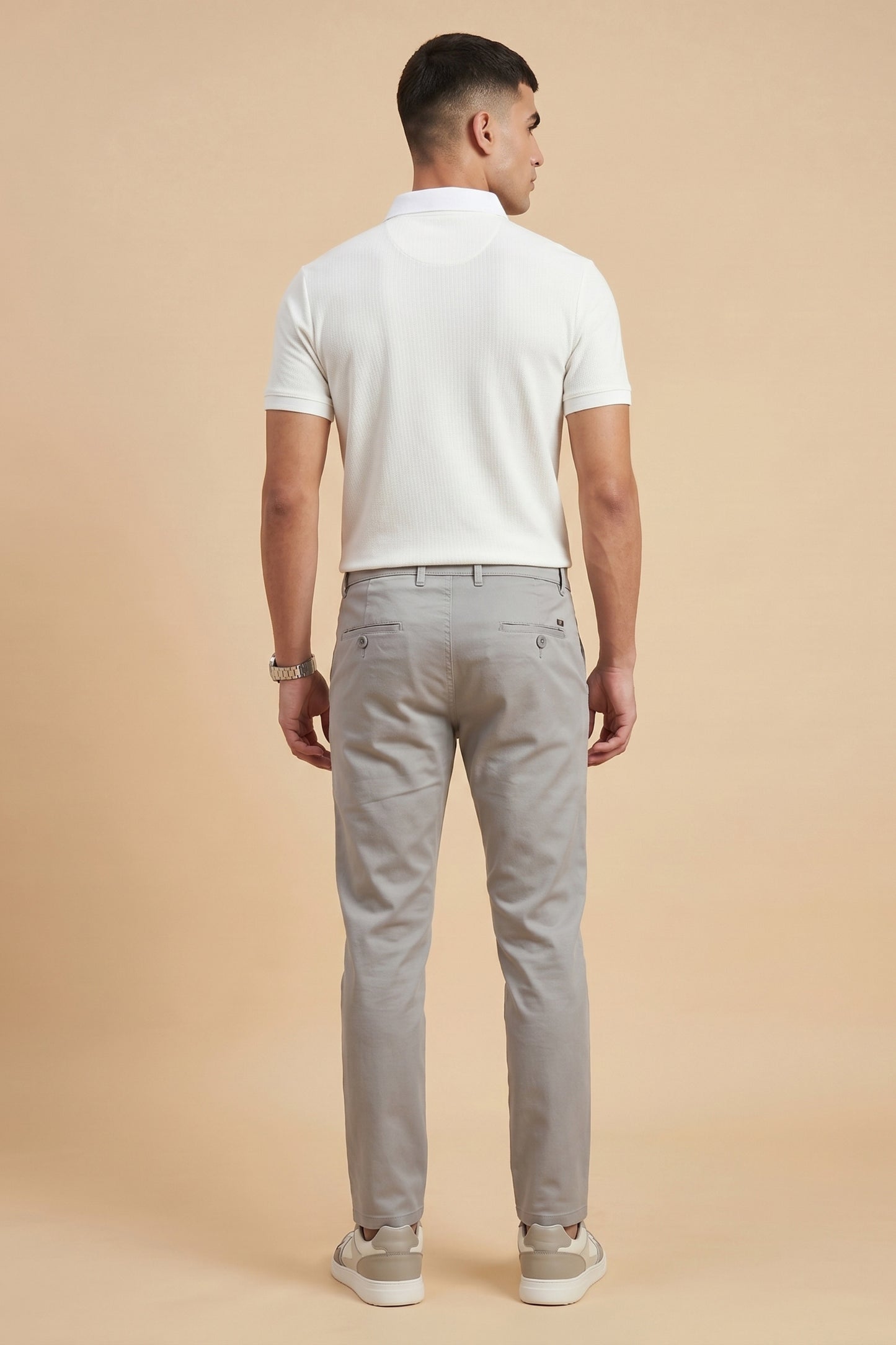 Men's Grey cotton Pant