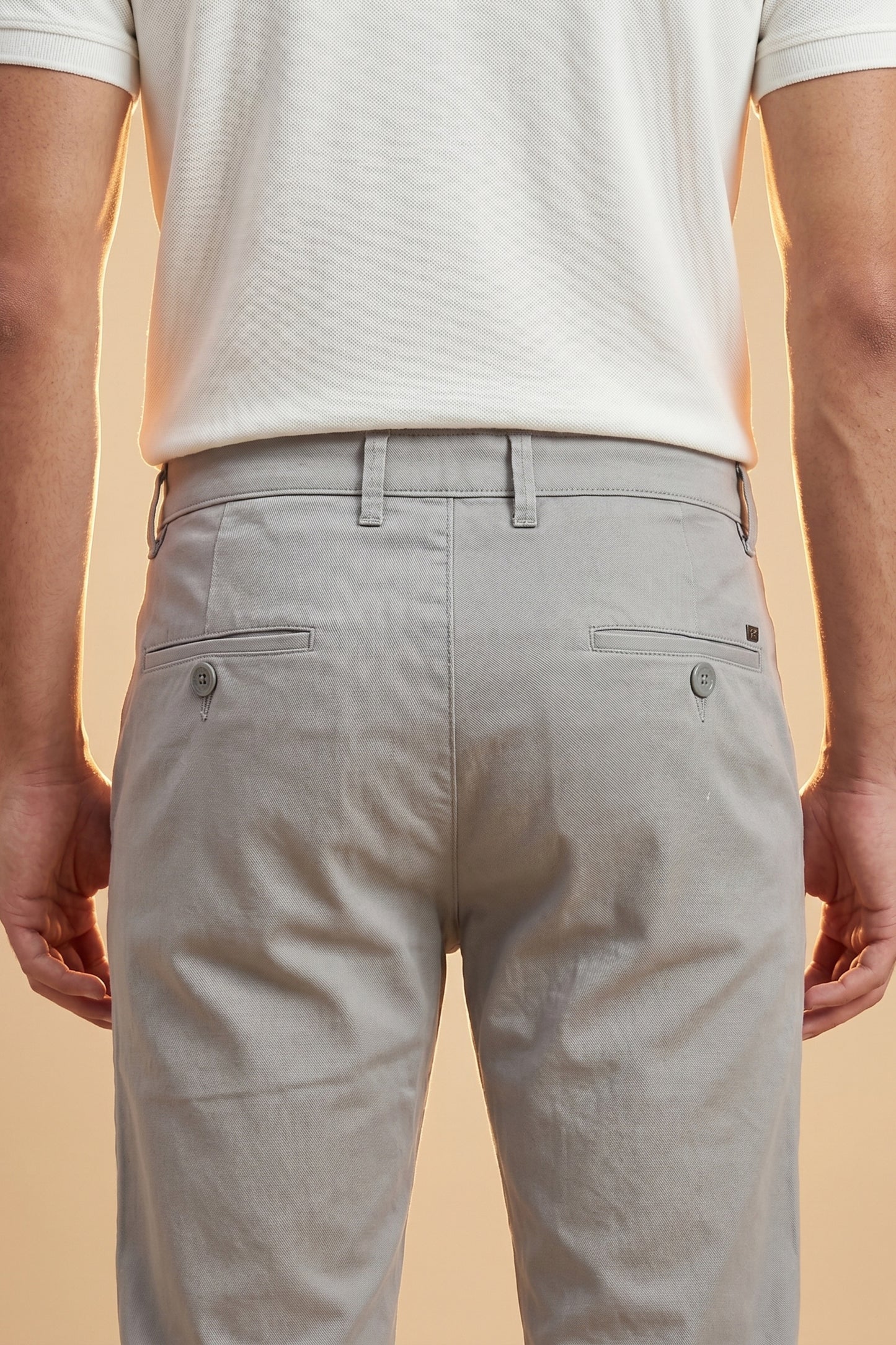 Men's Grey cotton Pant