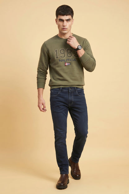 Men Dark Blue Slim Fit Stretchable Jeans